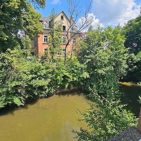 Appartement Direkt Am Fluss Coburg Bagian luar foto
